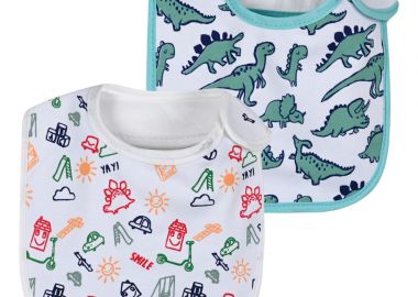 Βρεφικό σετ 2 τεμάχια βαμβακερές σαλιάρες για αγόρι | ΕΜΠΡΙΜΕ - Energiers - 